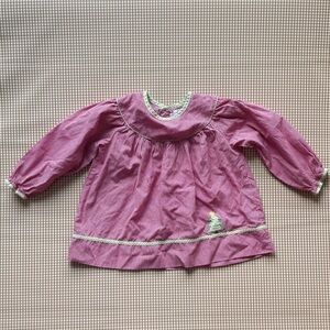 Petit pomme Christmas tree top. Size 4T